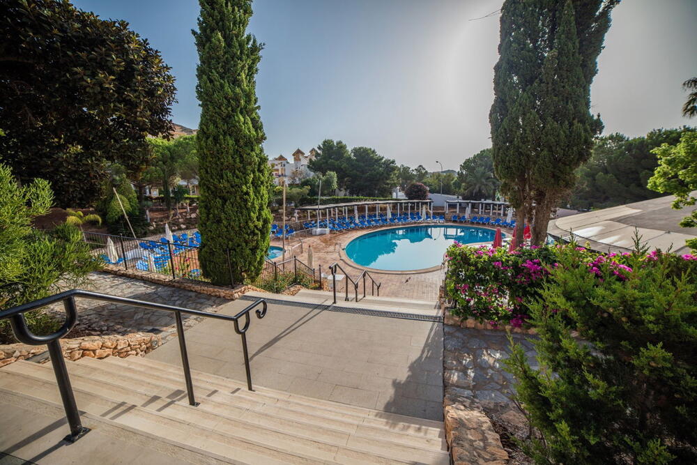 Poolside at Las Lomas